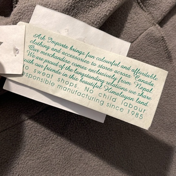 ARK IMPORTS -  Fair Trade Handmade Fleece Wrap Style Jacket - Picture 11 of 11